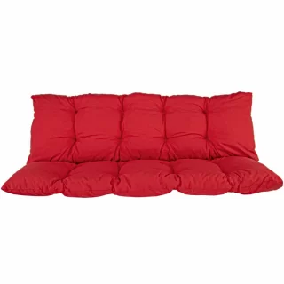 Poduszki na Huśtawkę Ogrodową MALIBU 150cm Czerwony