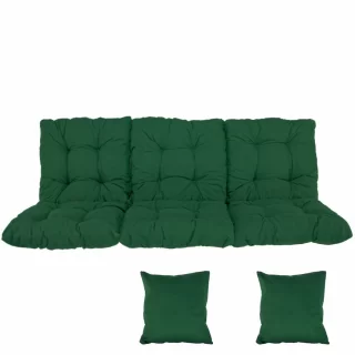 Poduszki na Huśtawkę Ogrodową HAWANA 180cm + Jaśki Zielone
